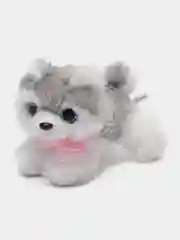 Мягкая игрушка собачка и кошка со звуком при нажатии на живот 16х15х9 см
