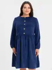 Платье женское из микровельвета, большие размеры