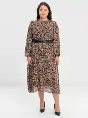 Платье женское шифоновое, большие размеры