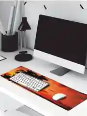 Игровой коврик для мыши и клавиатуры, 2 принта, 700 x 300 мм, большой