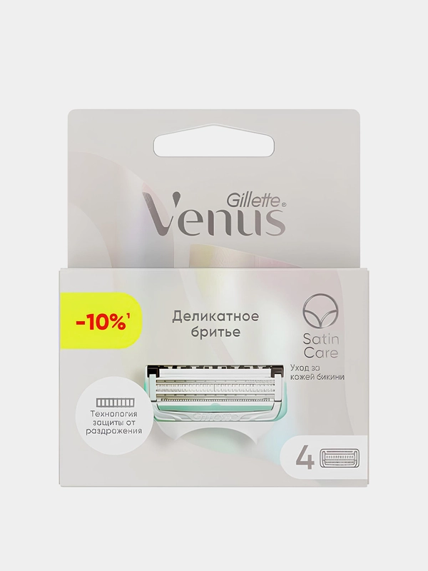 Кассеты Gillette Venus Satin Care, 4 шт