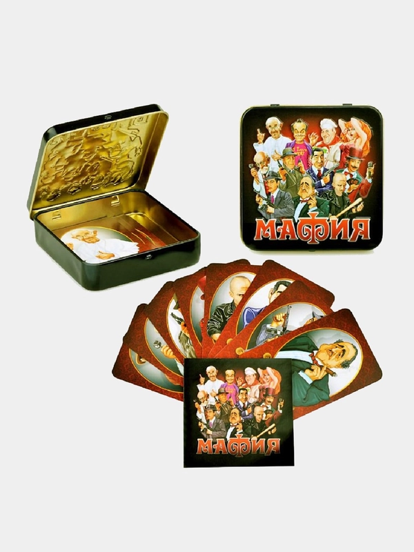 Командная игра "Мафия" в жестяной коробке