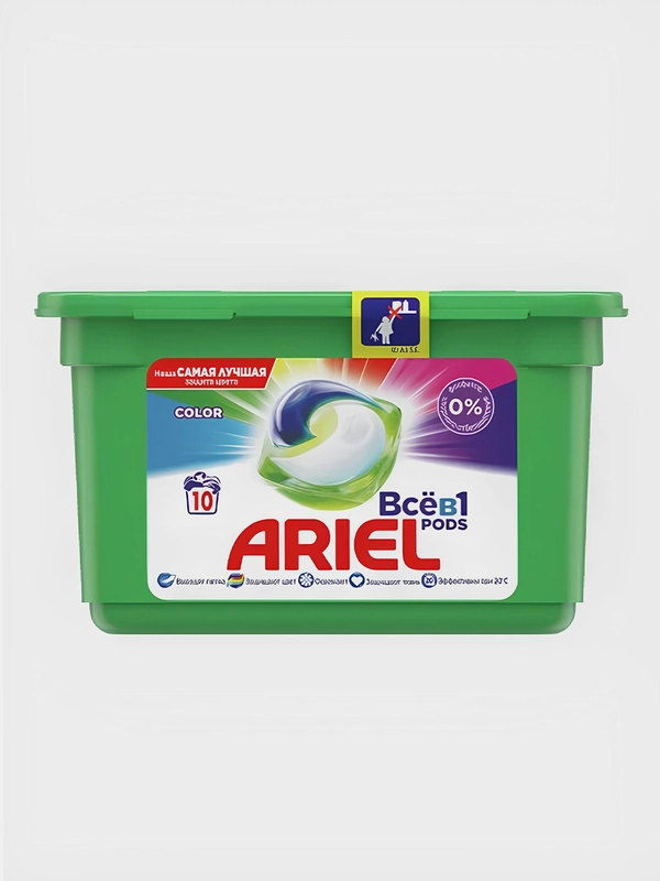 Капсулы для стирки Ariel Color, 10х22.8 г