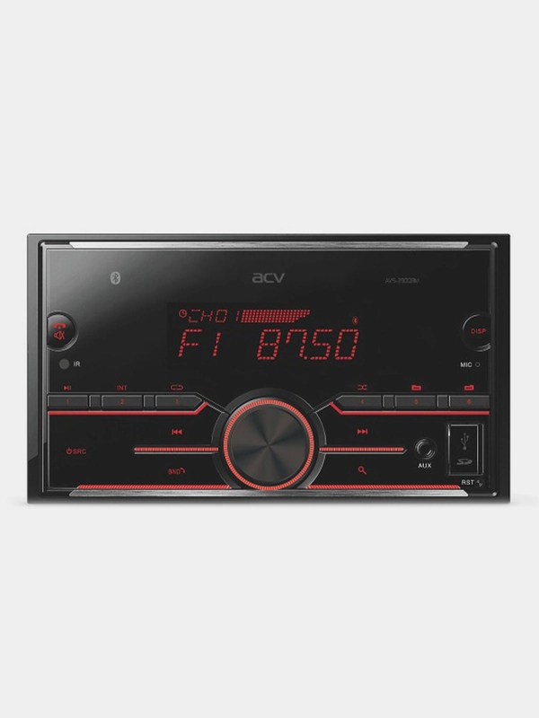 Автомагнитола ACV AVS-2900BM, 2din, микрофон, 4*50Вт