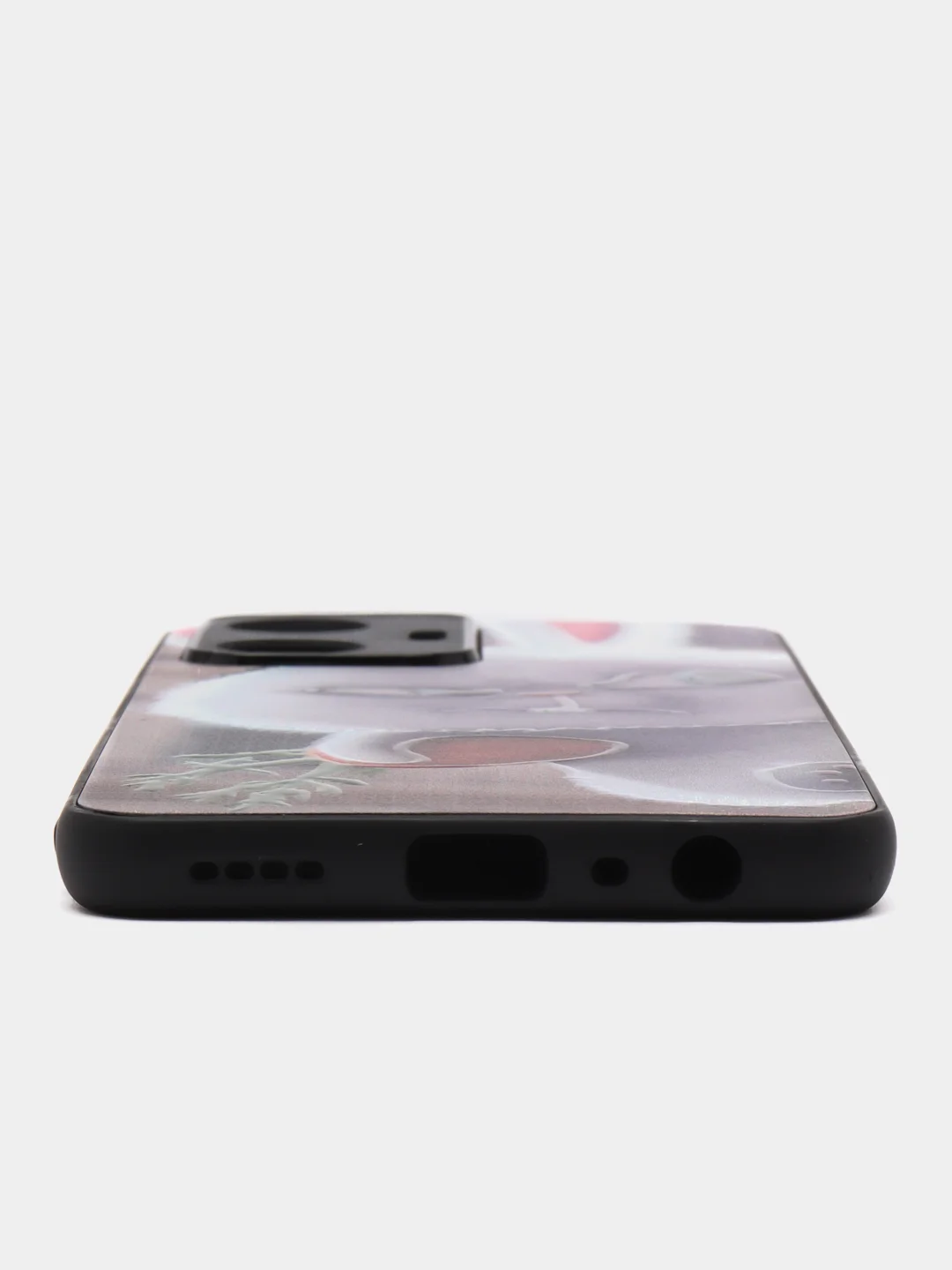 Белый чехол с рисунком на Realme C55 (Реалми С55)