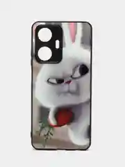 Белый чехол с рисунком на Realme C55 (Реалми С55)