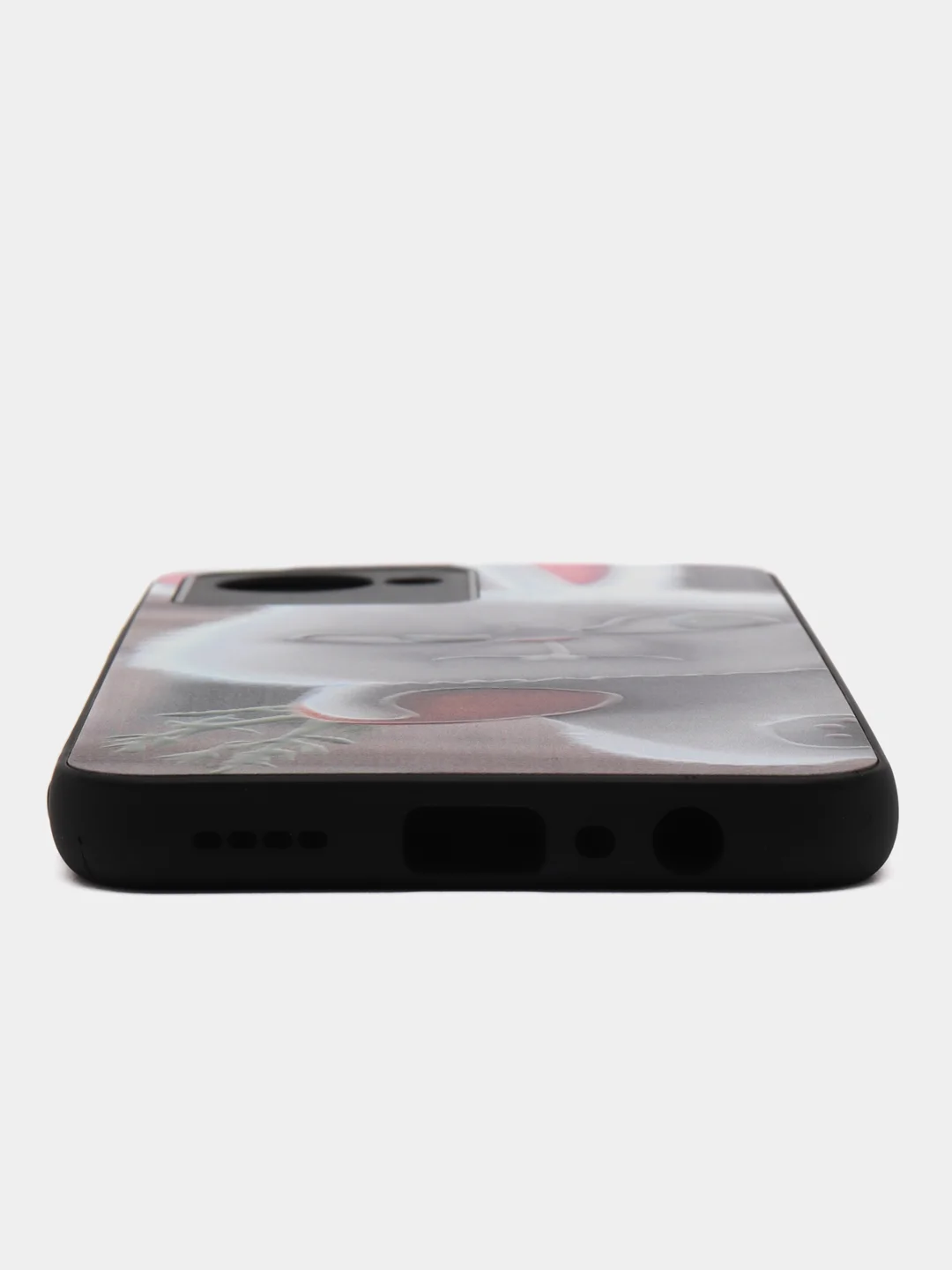 Белый чехол с рисунком на Realme C30 и Realme C30S (Реалми С30 и Реалми С30с)