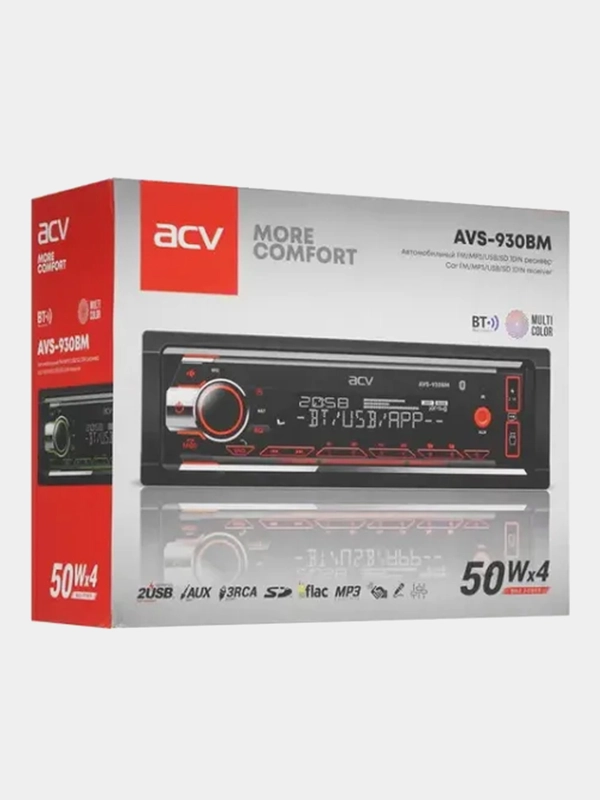 Автомагнитола ACV AVS-930BM BLUETOOTH, USB
