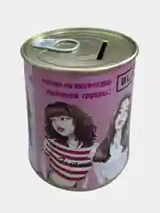 Копилка для денег, монет и купюр "BlackPink" с участницами группы Блэк Пинк