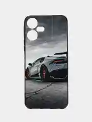 Хром чехол с рисунком на Tecno Pova Neo 3 (Текно Пова Нео 3)