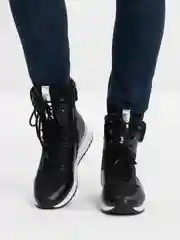 Черный ботинки зимние женские Rieker