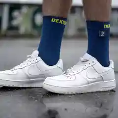 Синий носки DexShell Ultra Thin Crew водонепроницаемые, трехслойные