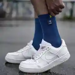 Синий носки DexShell Ultra Thin Crew водонепроницаемые, трехслойные