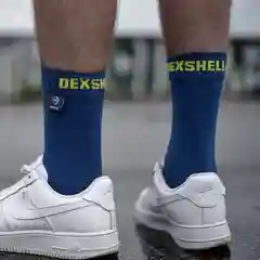 Синий носки DexShell Ultra Thin Crew водонепроницаемые, трехслойные