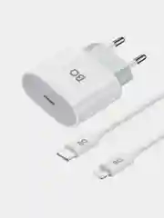 Зарядное устройство BQ с кабелем Lightning, 20 Вт