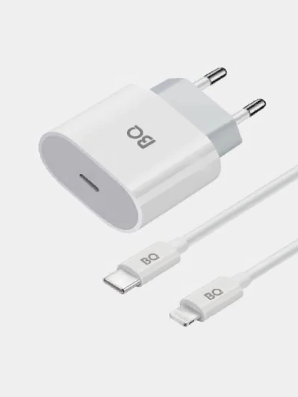 Зарядное устройство BQ с кабелем Lightning, 20 Вт