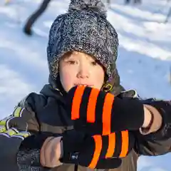 Оранжевый варежки детские Dexshell Children mittens водонепроницаемые