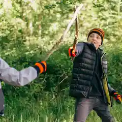 Оранжевый варежки детские Dexshell Children mittens водонепроницаемые