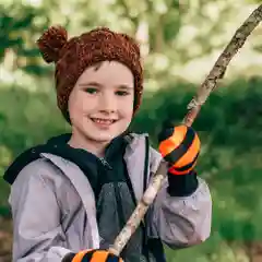 Оранжевый варежки детские Dexshell Children mittens водонепроницаемые