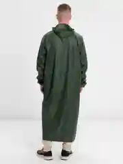 Зеленый плащ нейлоновый, влагозащитный,куртка дождевик