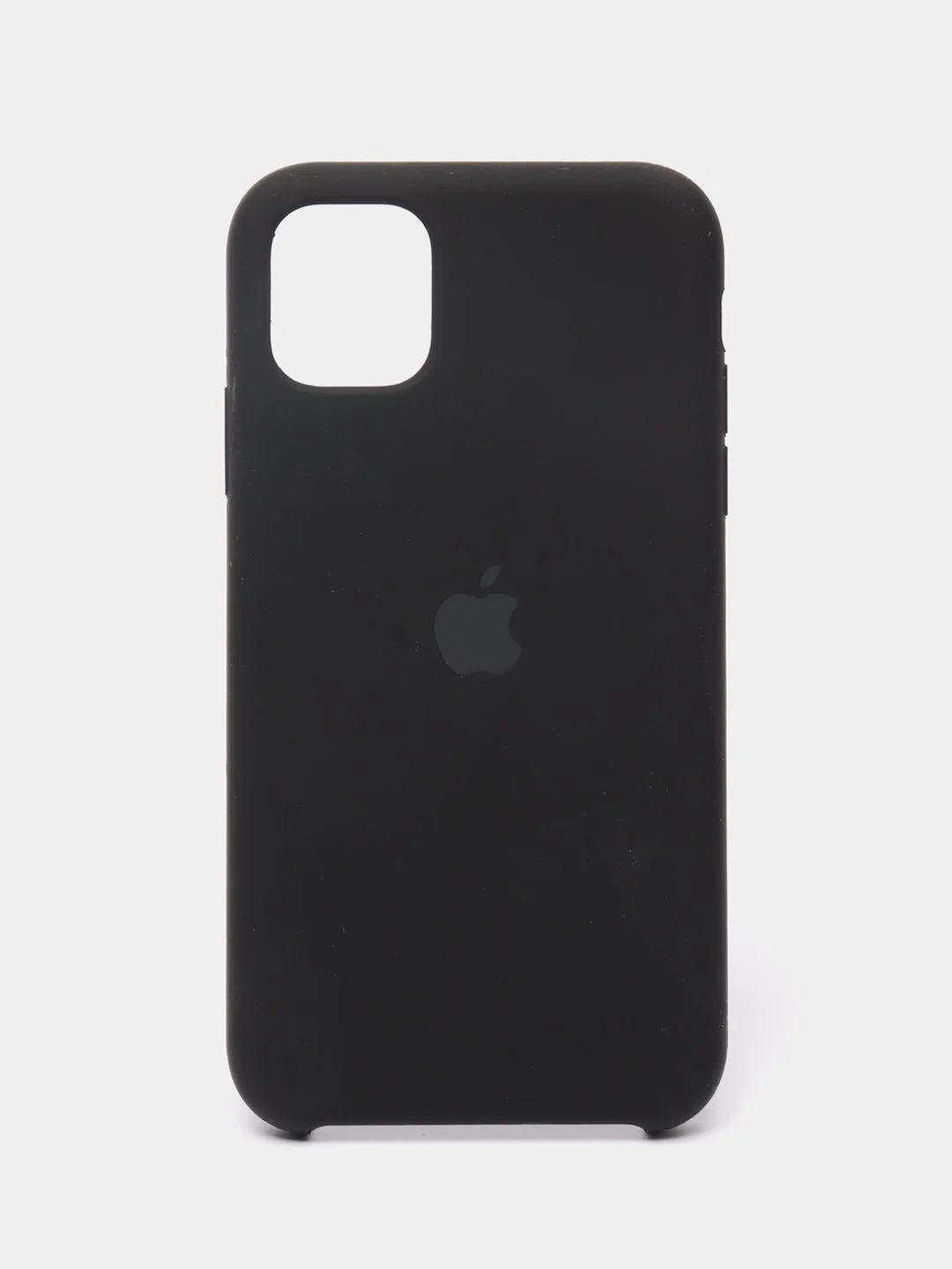 Черный чехол силиконовый iPhone 6/6S, 7/8/SE 2020, Plus, X/XS, XR, 11, 12, Pro, Max
