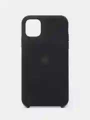 Черный чехол силиконовый iPhone 6/6S, 7/8/SE 2020, Plus, X/XS, XR, 11, 12, Pro, Max