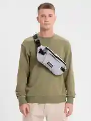 Серый сумка через плечо.