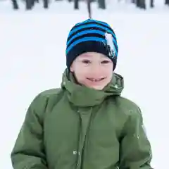 Синий шапка детская Dexshell Children beanie, водонепроницаемая