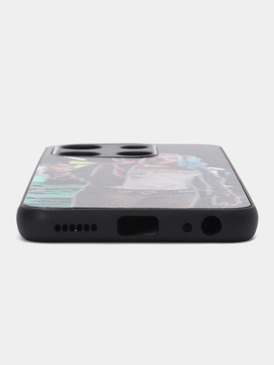 Фуксия чехол с рисунком на Tecno Spark Go 2023 и Tecno Pop 7 (Техно Го 2023 и Текно Поп 7)