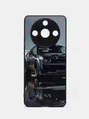 Серый чехол с рисунком, на Realme 11 Pro и Realme 11 Pro+, Реалми 11 Про и Реалми 11 Про+