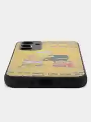 Желтый чехол с рисунком на Samsung Galaxy A54 (Самсунг Галакси А54)