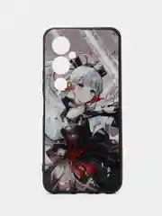 Бежевый меланж чехол с рисунком на Tecno Pova 4 Pro (Текно Пова 4 Про)