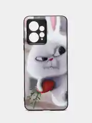 Белый чехол с рисунком на Xiaomi Redmi Note 12 4G (Сяоми Редми Нот 12 4G)