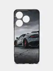 Хром чехол с рисунком на Tecno Spark 10 и Tecno Spark 10C (Текно Спарк 10 и Текно Спарк 10С)