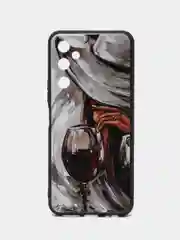 Бордовый чехол с рисунком на Tecno Pova Neo 2 (Текно Пова Нео 2)