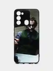 Зеленый чехол с рисунком на Tecno Spark 8C и Tecno Go 2022 (Текно Спарк 8С и Текно Го 2022)