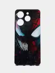 Черный чехол с рисунком на Tecno Spark 10 Pro (Текно Спарк 10 Про)