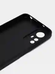 Черный чехол с рисунком на Xiaomi Redmi Note 12S (Редми Нот 12С)