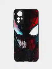 Черный чехол с рисунком на Xiaomi Redmi Note 12S (Редми Нот 12С)