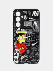 Горчичный чехол с рисунком на Samsung Galaxy A54 (Самсунг Галакси А54)