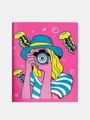 Тетрадь LOREX NEON MADNESS, А5, 48 листов, клетка, soft touch, 5шт