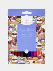 Фломастеры LOREX ERGO-GRIP COCKTAIL KITTENS, 24 цвета