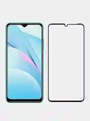 Черный защитное стекло для Vivo T1 4G / V21e / V23e / Виво Т1 4Г / В21е / В23е
