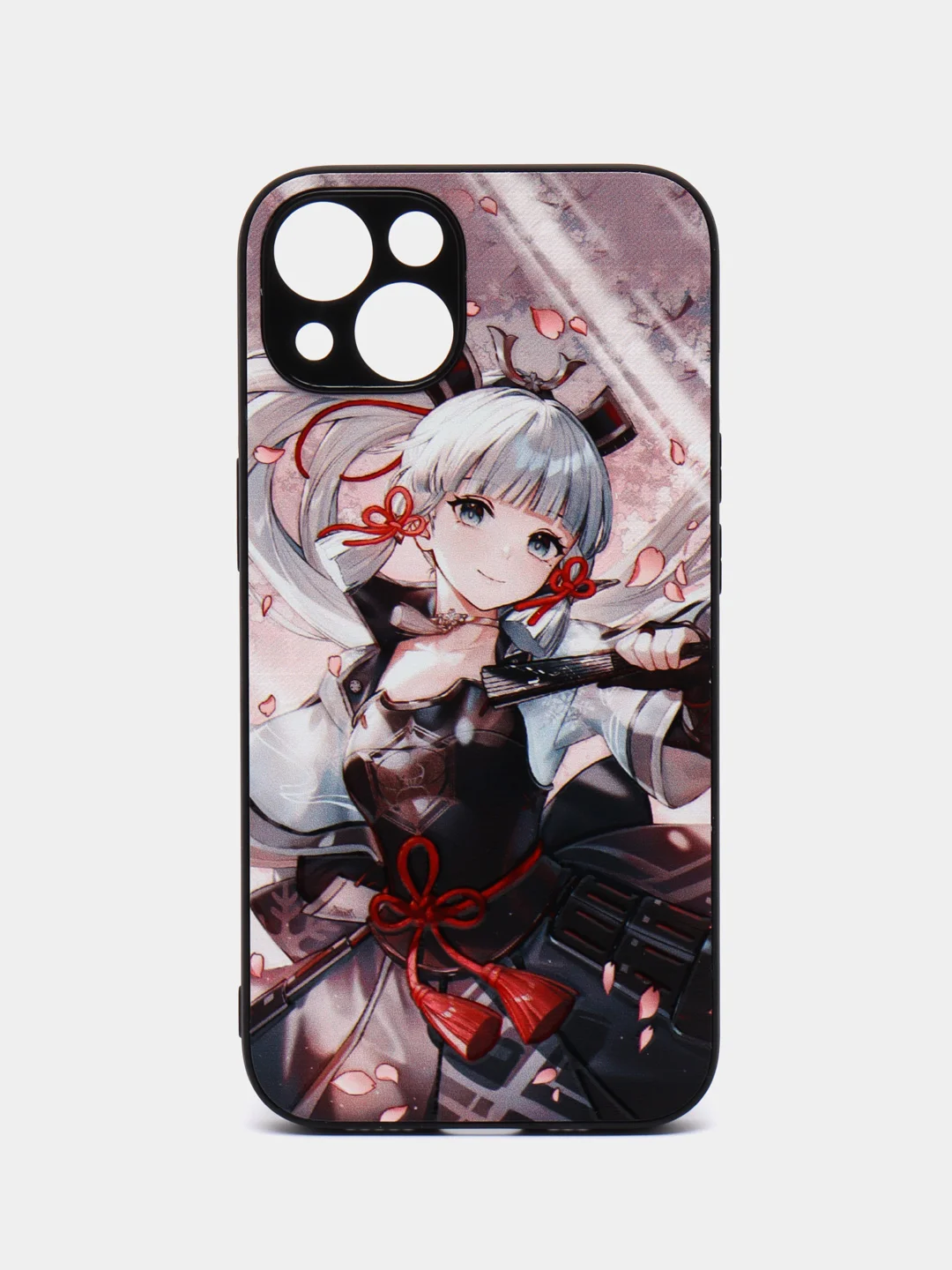 Бежевый меланж чехол с рисунком на iPhone 13 (Айфон 13)