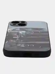 Серый чехол с рисунком на iPhone 13 (Айфон 13)