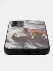Бордовый чехол с рисунком на Samsung Galaxy A14 (Самсунг Галакси А14)