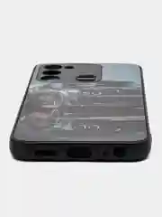 Серебряный чехол с рисунком на Tecno Spark 8C и Tecno Go 2022 (Текно Спарк 8С и Текно Го 2022)