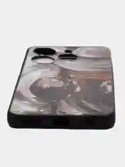 Бордовый чехол с рисунком на Tecno Spark 10 Pro (Текно Спарк 10 Про)