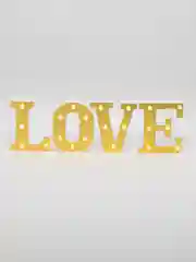 Золотой пластмассовые светильники, буквы Love, настенные, ночник на батарейках