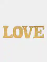 Золотой пластмассовые светильники, буквы Love, настенные, ночник на батарейках